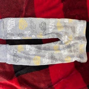 Kids headquarters 3T grey pants. Tractor design. Stretchy comfortable.